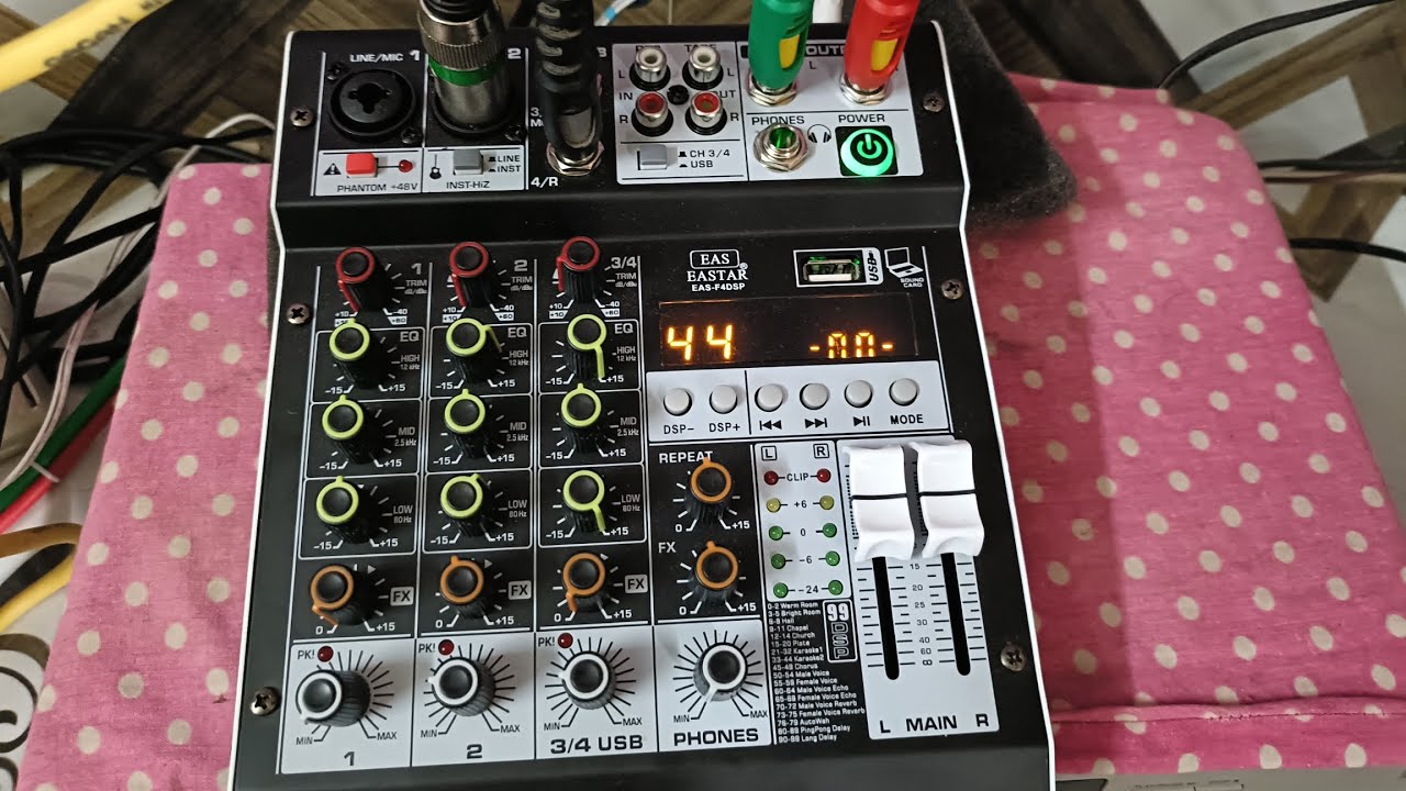 EAS Eastar 4 Chanel mixer testing