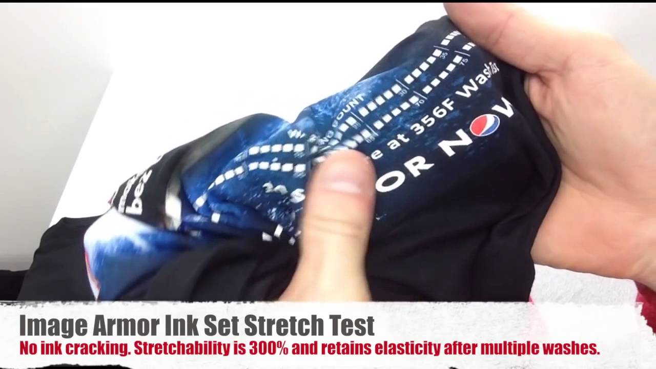 Image Armor Ink Stretch Test