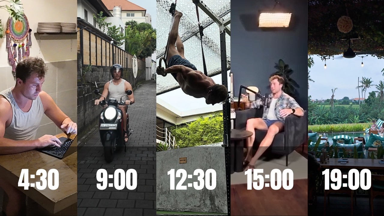 4:30AM to 10:30PM: Gym Owner & Entrepreneur Life in Bali
