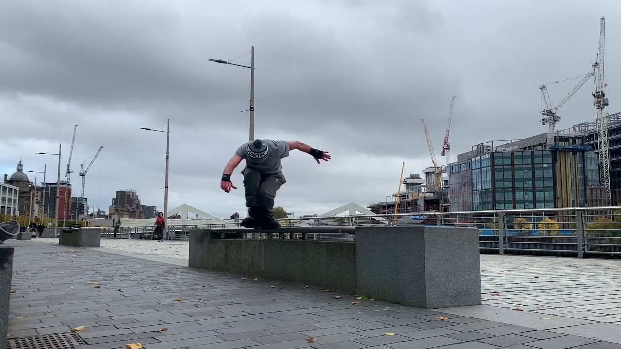 Russell Dineen - skating in Scotland, phone clips from October 2020