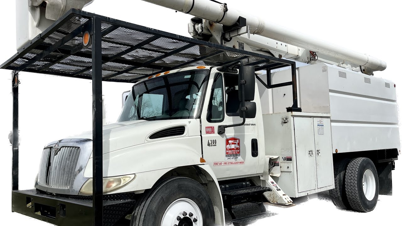 2007 International 4300 Altec LRV56 61’ Forestry Bucket Truck (Full Operation Video)