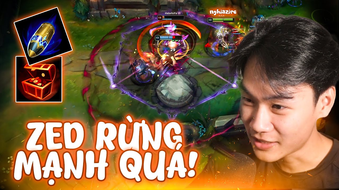 Meta này Zed Jungle hack tiền và dễ leo rank quá mấy ông