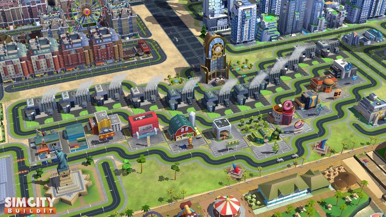 SimCity Buildit Factories & Stores