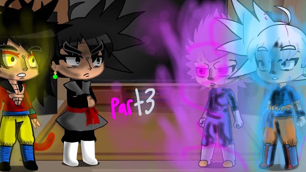 Dragon ball react to each other part 3