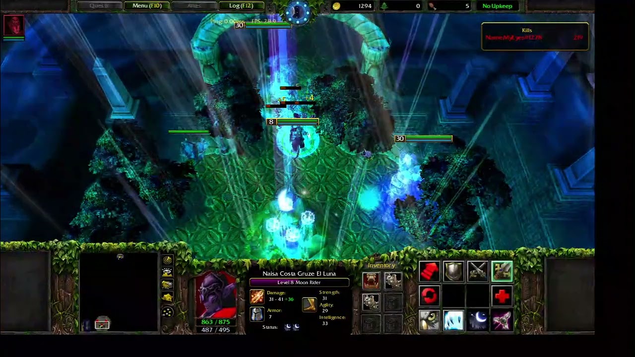 Blood of Warcraft (WarChasers) 2.6C - solo with Luna