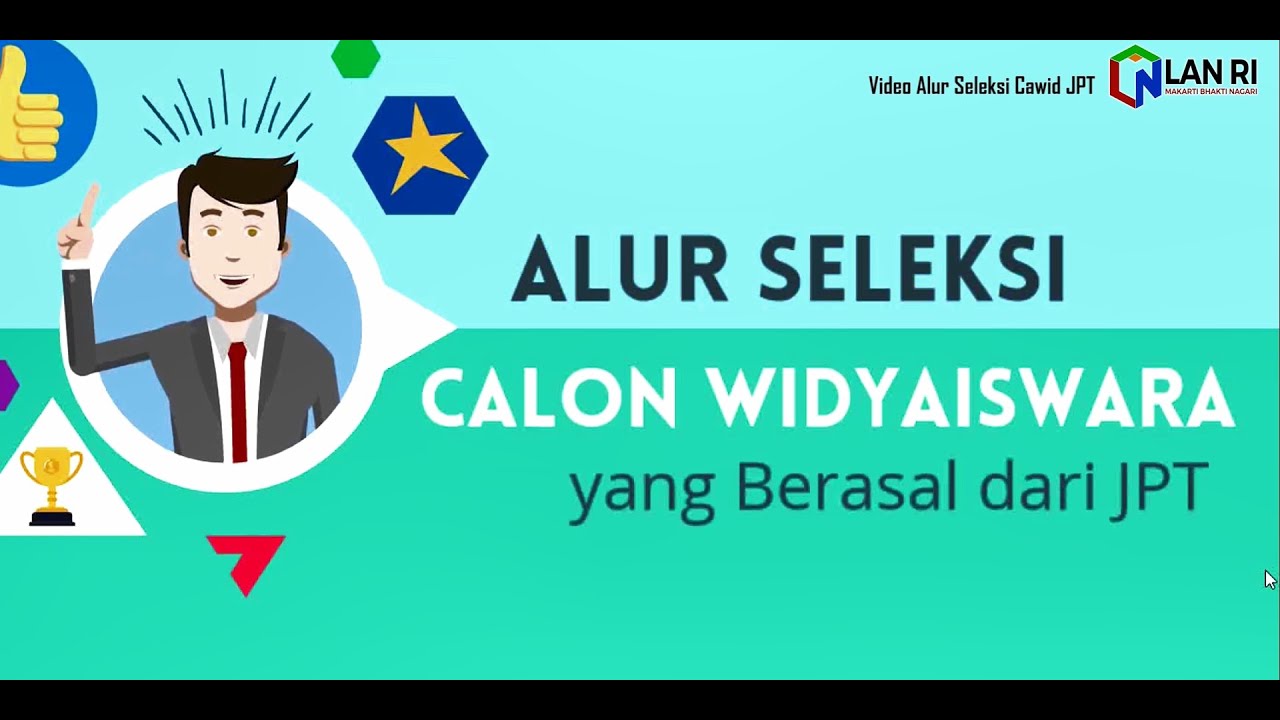 Alur Seleksi/Uji Kompetensi Calon Widyaiswara yang berasal dari Jabatan Pimpinan Tinggi (JPT)