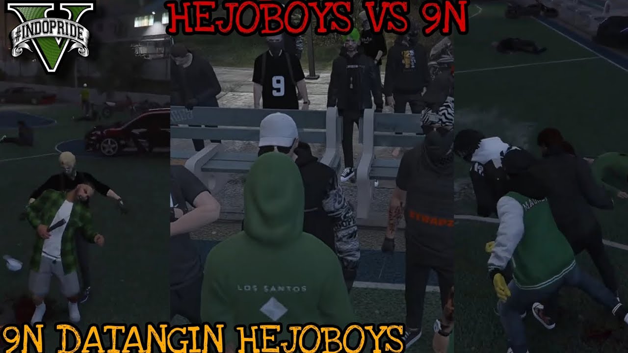9N DATANGIN ANAK HEJOBOYS - 9N VS HEJOBOYS - GTAV RP#indopriderp #9n #hejoboys #9naga