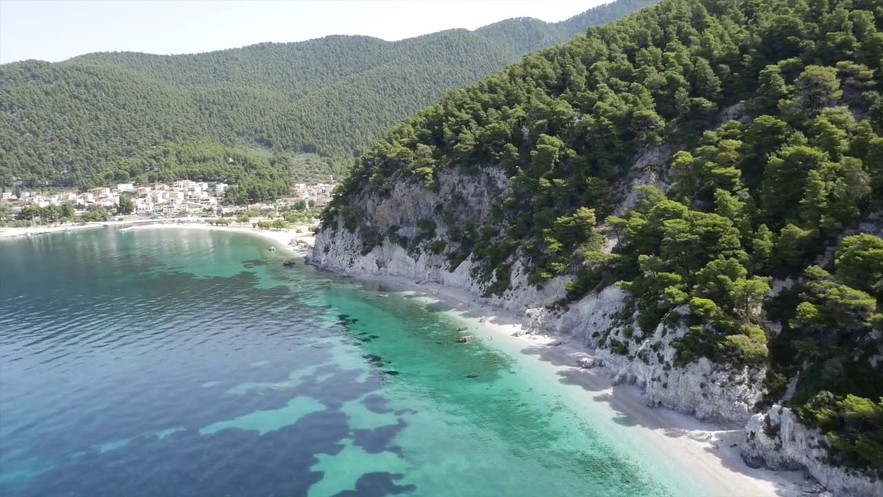 Sea waves & beach drone video | Free HD Video - no copyright