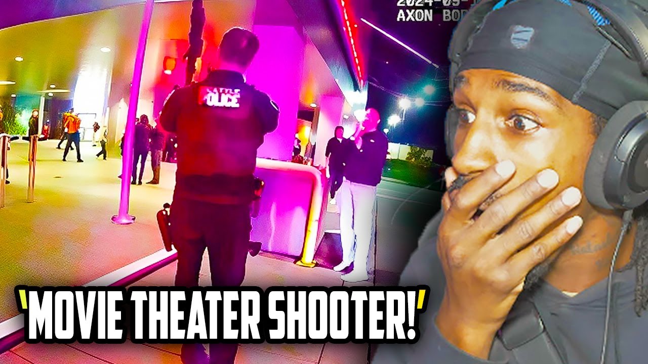 Cops Hunt Down Movie Theater Gunman (INSANE Bodycam Reaction) | Poppa Benji