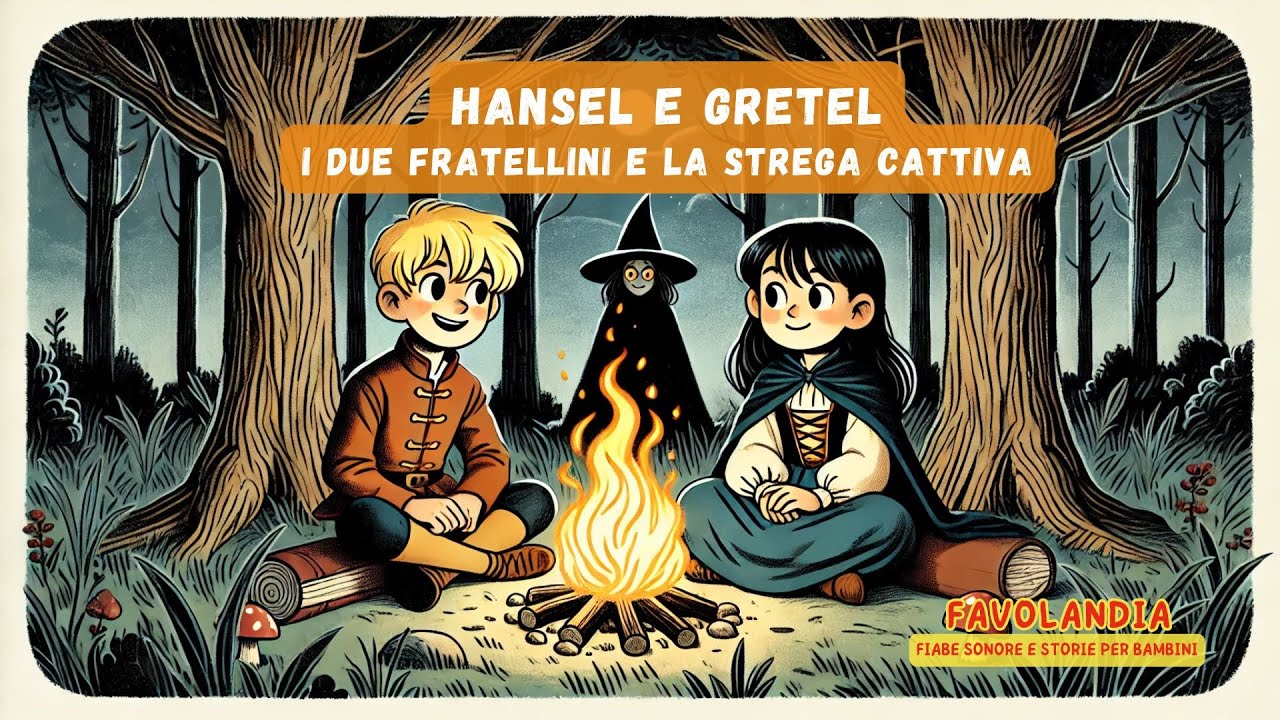 HANSEL E GRETEL. I DUE FRATELLINI E LA STREGA CATTIVA - Fiaba Tradizionale