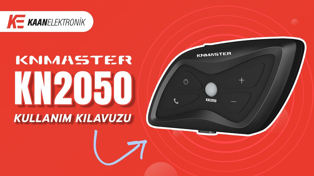 Knmaster KN2050 Bluetooth İnterkom / İntercom Seti Kullanım Kılavuzu