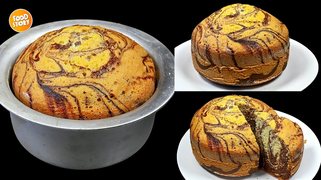 Marble Cake Recipe,Cake banane ka tarika, Cake Recipe without OVEN by Samina Food Story
