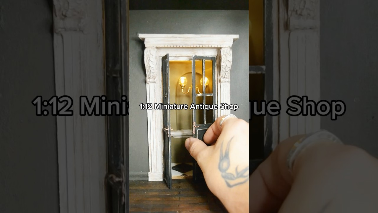 The Antique Shop 🌟 #miniatures #dollhouse #diy
