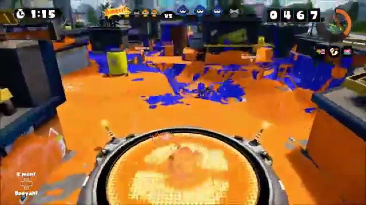InkBrush! - Splatoon Turf War Gameplay [NO COMMENTARY]