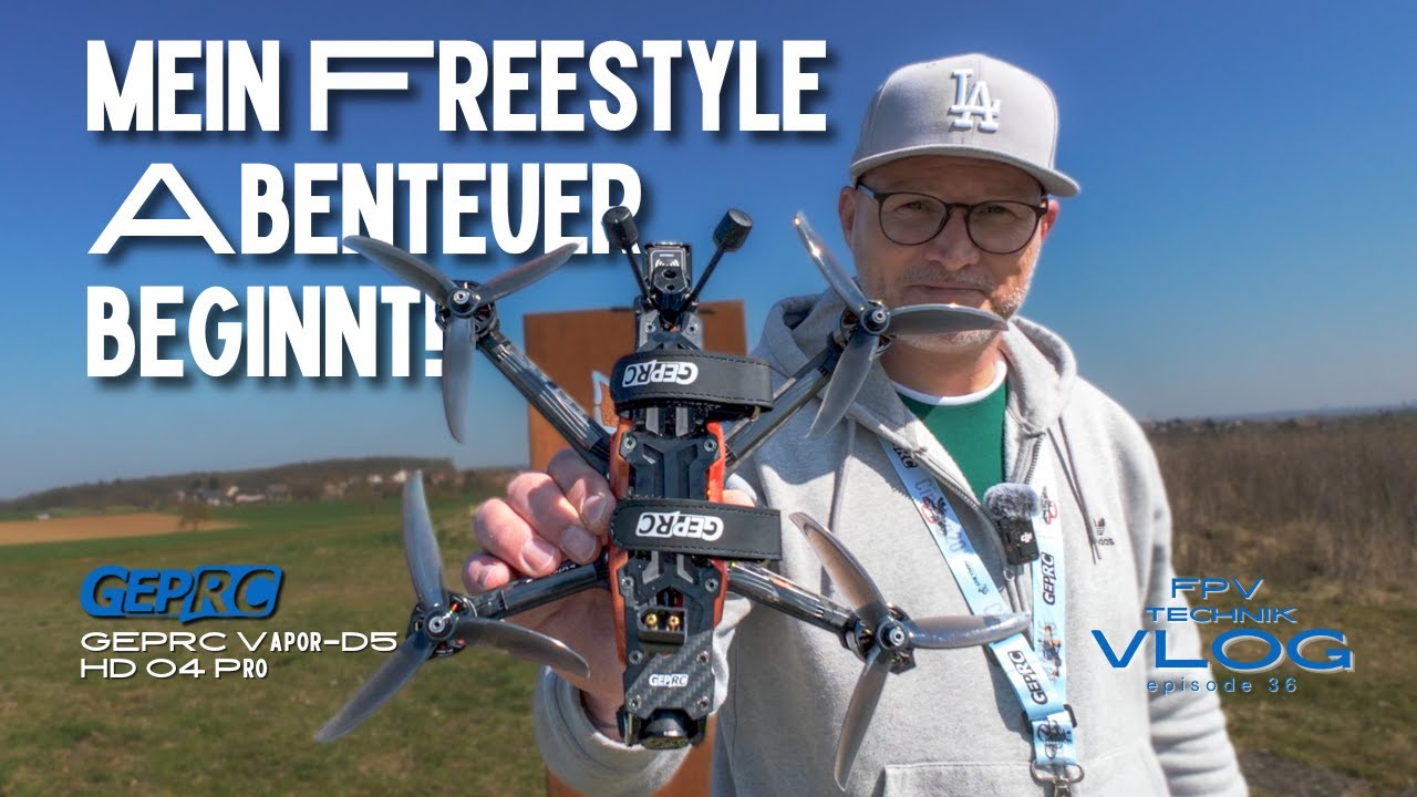Von Cinewhoop zu Freestyle: Mein erster Flug mit dem GEPRC Vapor-D5 HD! #vlog36