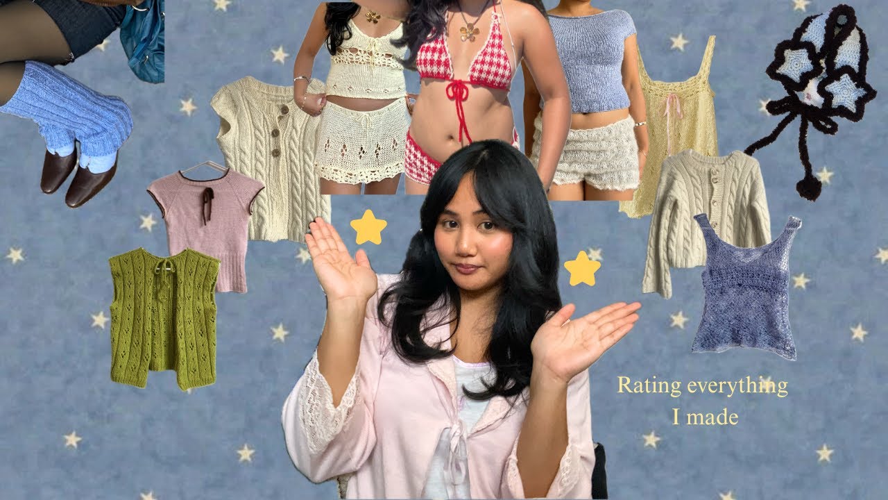 Everything I made in 2025 and rating it on reachability ⭐️ | knitting and crochet recap, 2026 goals