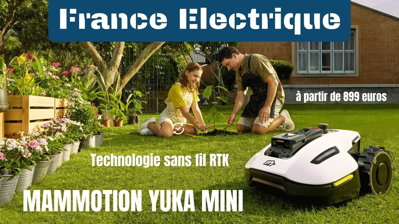 MAMMOTION YUKA MINI 2025 / Le modèle plus accessible de la gamme, toujours sans fil périphérique !
