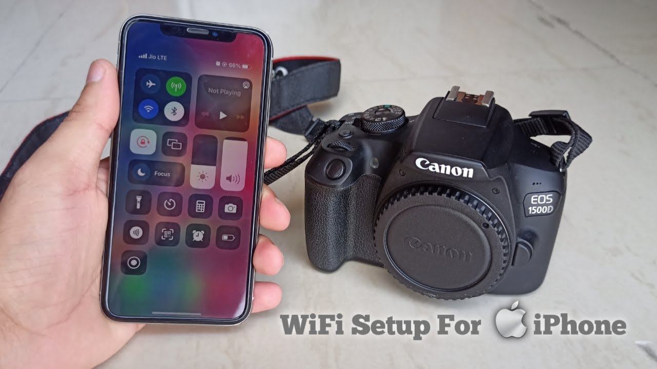 How to connect canon wifi camera to iPhone | transfer images to iPhone | Canon 1500d