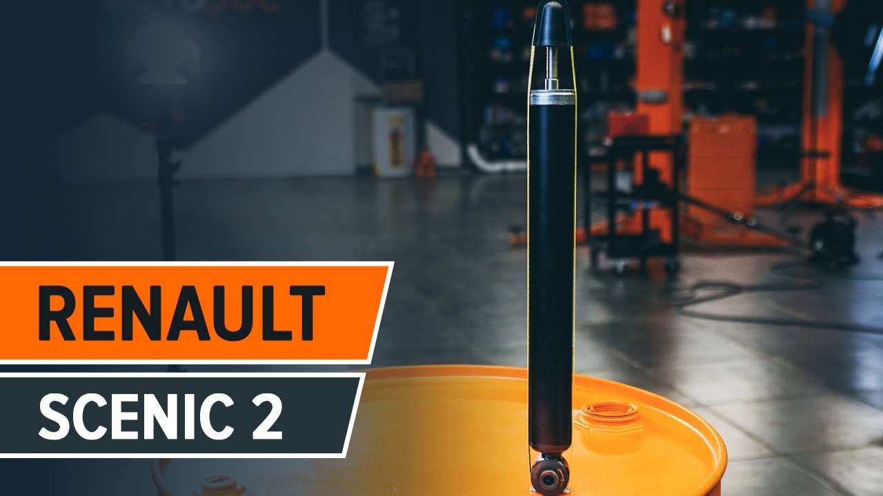 Como mudar amortecedores traseiros RENAULT SCENIC 2 Tutorial | Autodoc