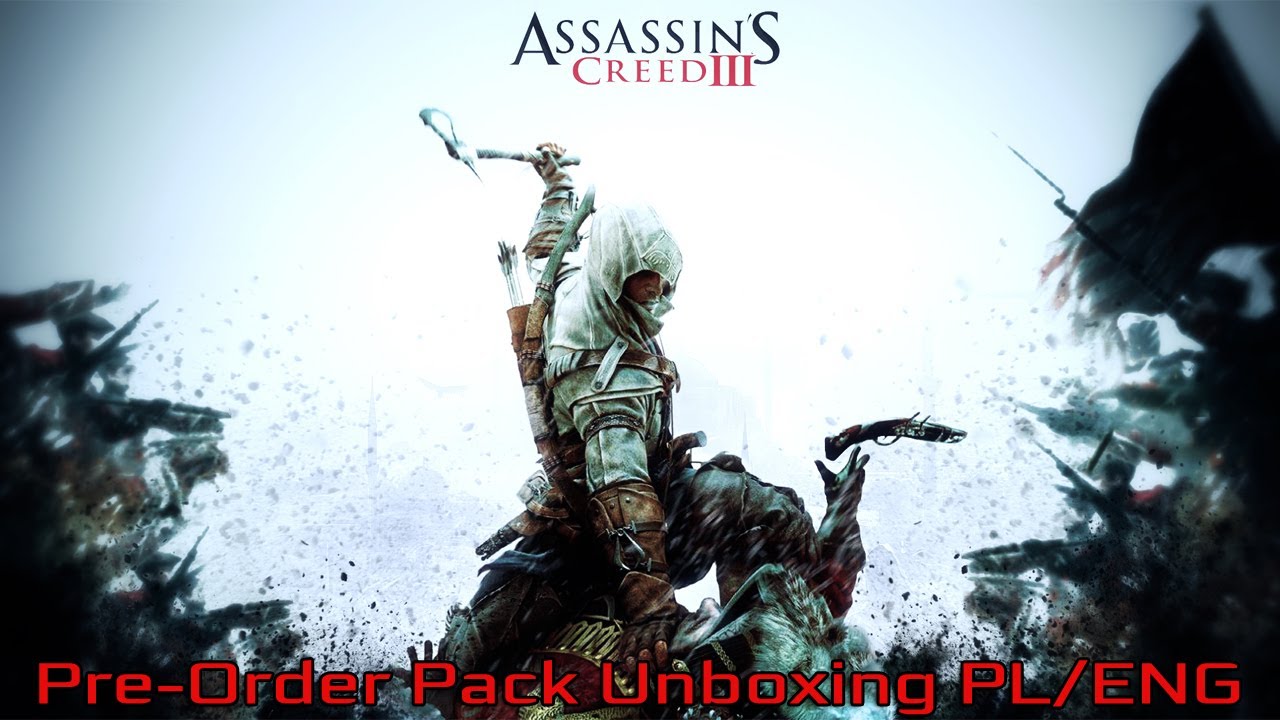 Assassin's Creed III Xbox 360 Pre-Order Pack - Unboxing PL/ENG