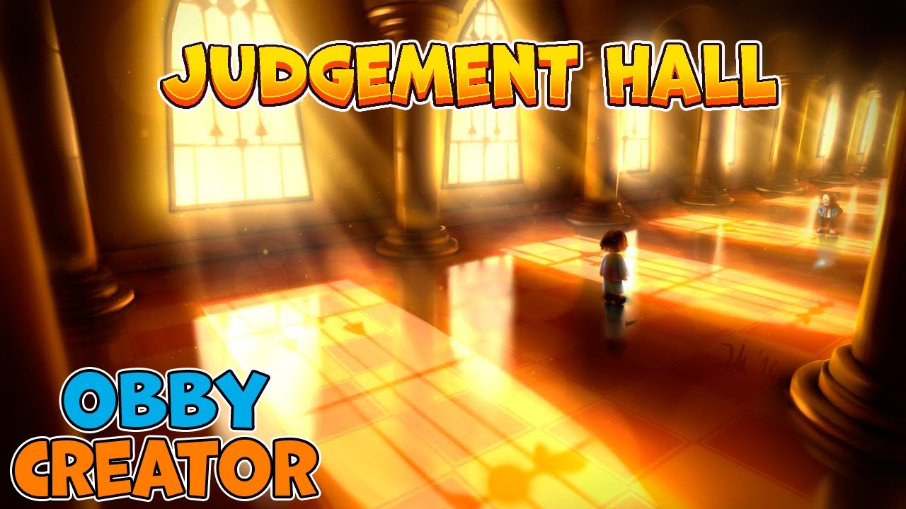 Judgement Hall in Obby Creator roblox phase1/2