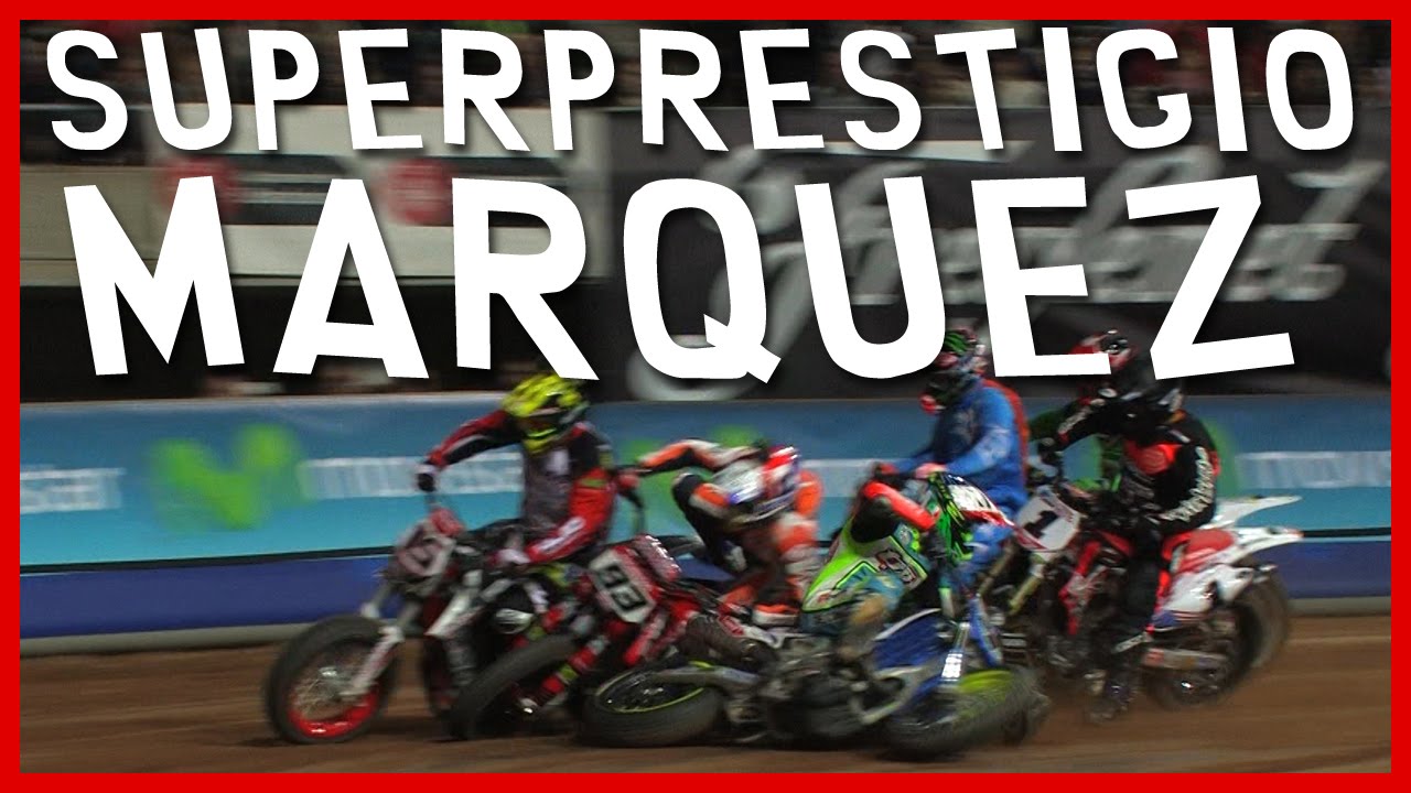 FLAT-TRACK : Marc Marquez fait le show au Superprestigio !
