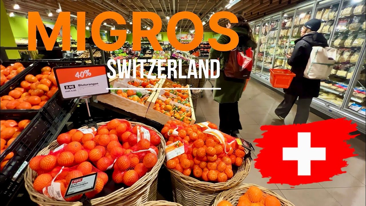 MIGROS🇨🇭Food Prices in Switzerland || Shopping || Travel Guide