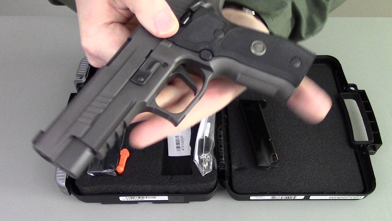 Sig Sauer P226 Legion SAO 9mm unboxing review