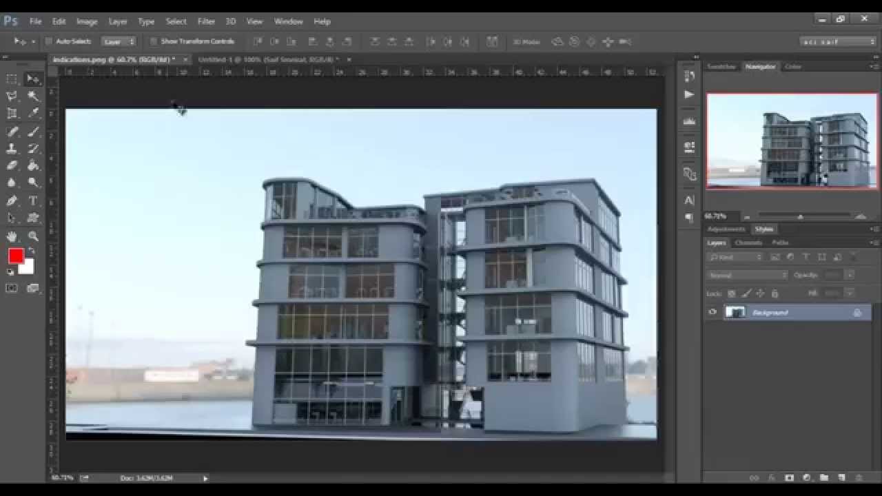 تعلم وضع العلامة المائية على صورة بالفوتوشوب 