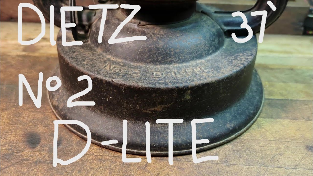 DIETZ NO. 2 D-LITE lantern restoration