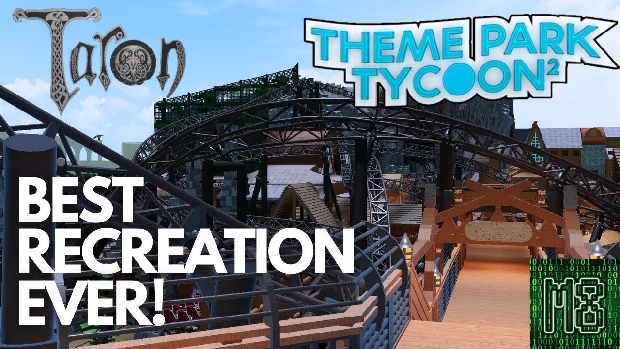 Taron (Phantasialand) - ЛУЧШИЙ РАЗВЛЕЧЕНИЕ THEME PARK TYCOON 2 В ИСТОРИИ?!