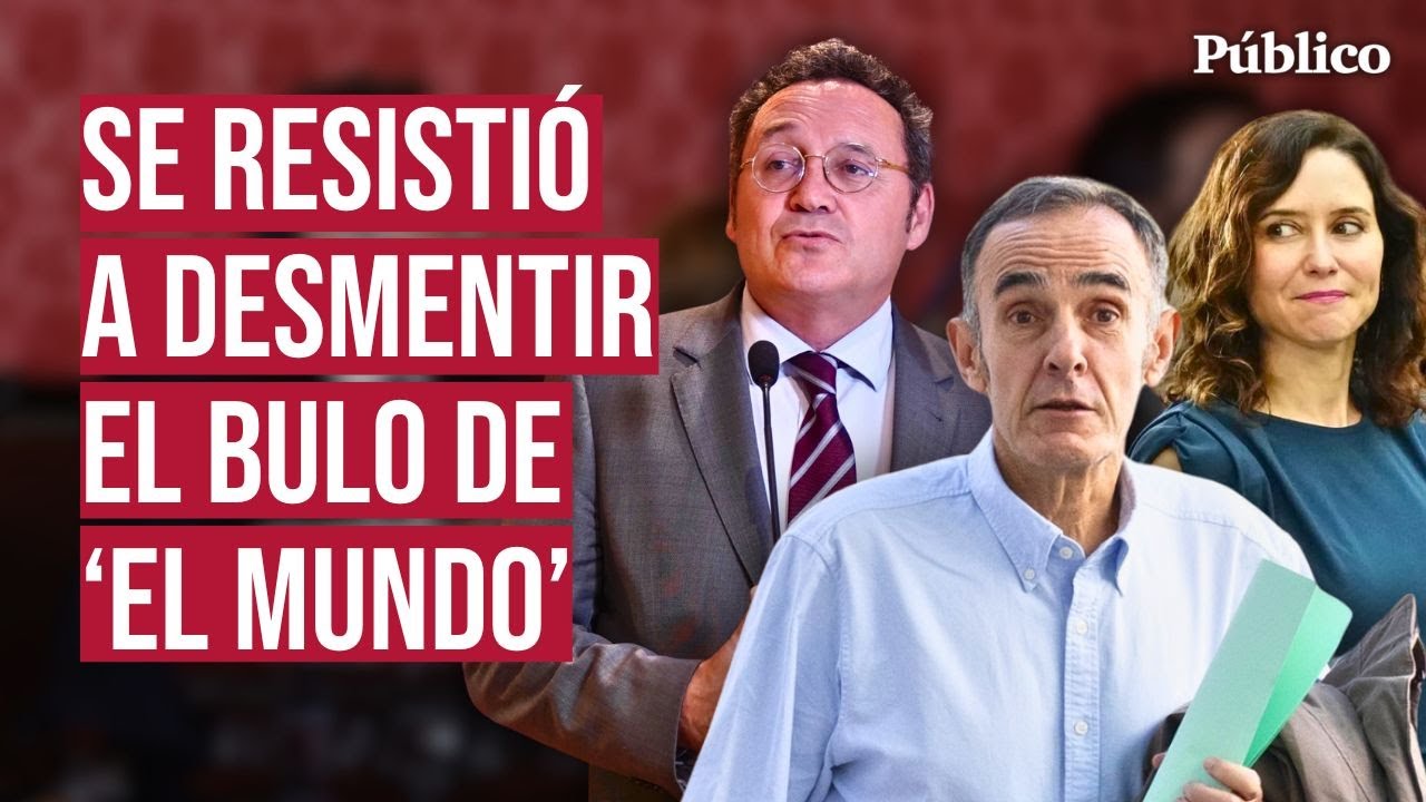 La llamativa actitud de ÍÑIGO CORRAL sobre el bulo de EL MUNDO: 