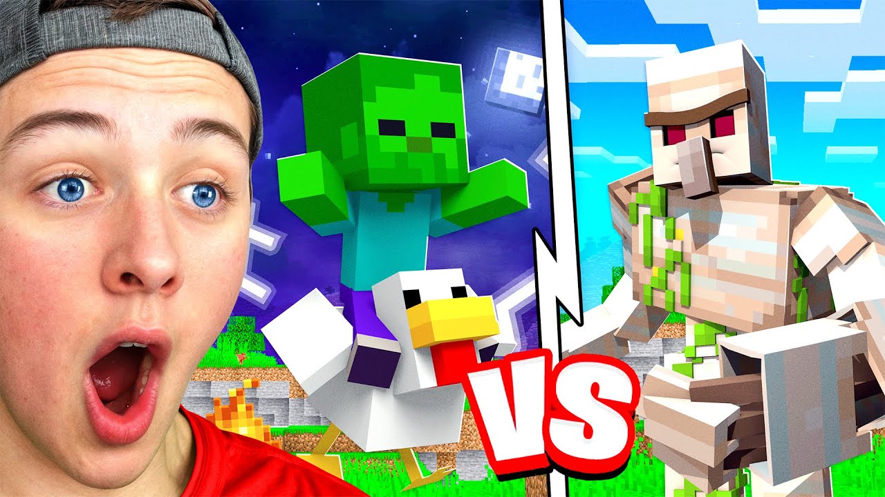 ONE HOUR Of Watching Minecraft Mob Tournaments!