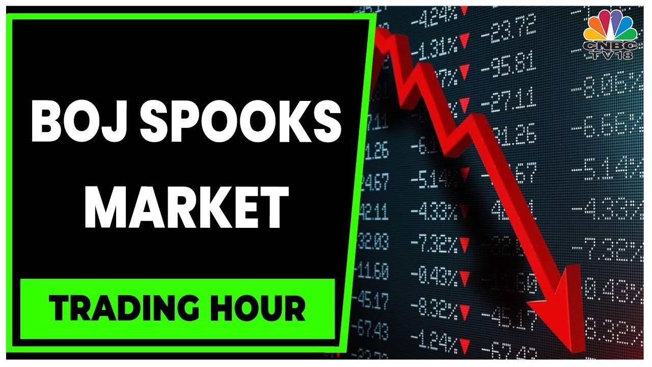 Weak Global Cues Leads To Sharp Fall In Market, Sensex & Nifty Down 1% | Trading Hour | CNBC-TV18