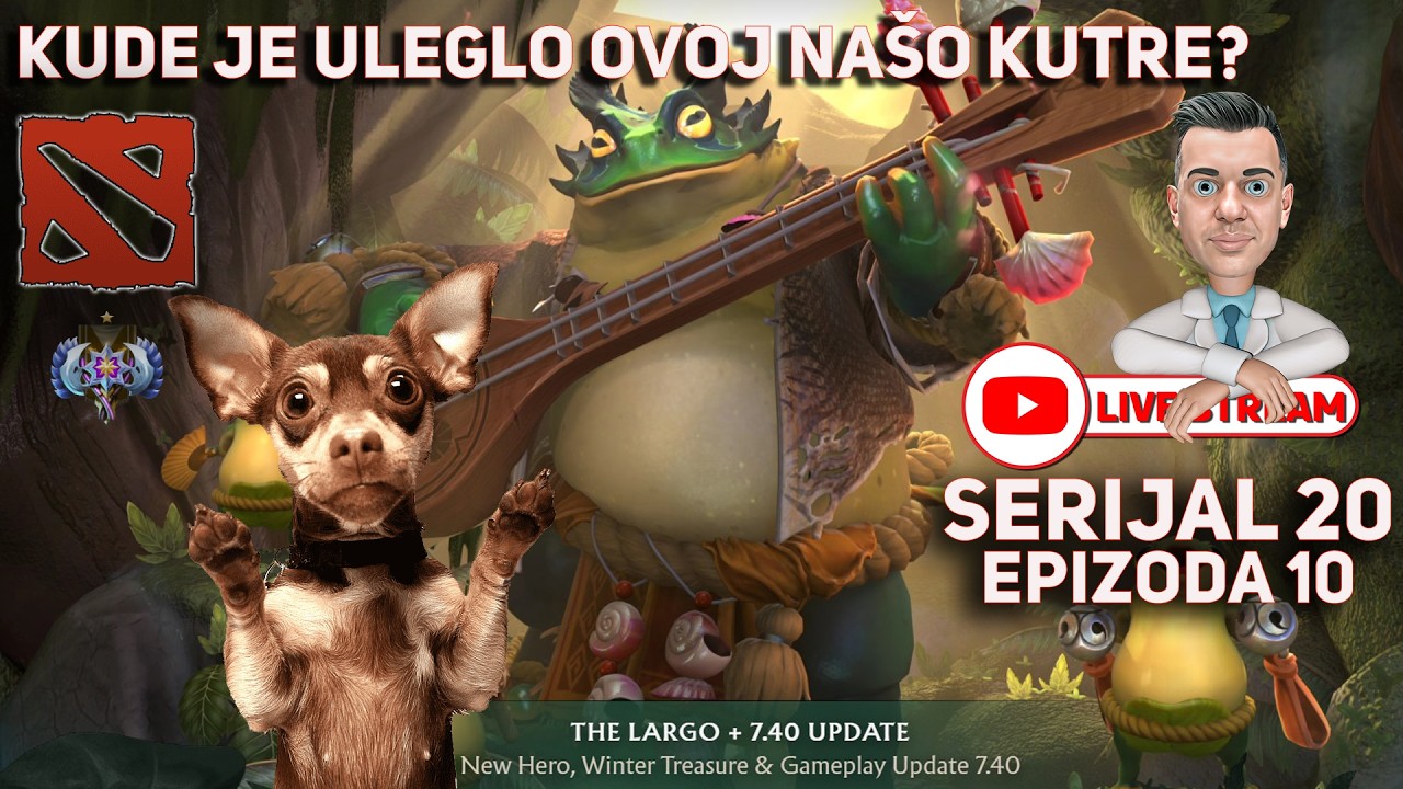 ❤️ DOTA 2 solo ranked livestream l S20 E10 l Dva dam, jedan uzmem :) Mislim da nije fer?