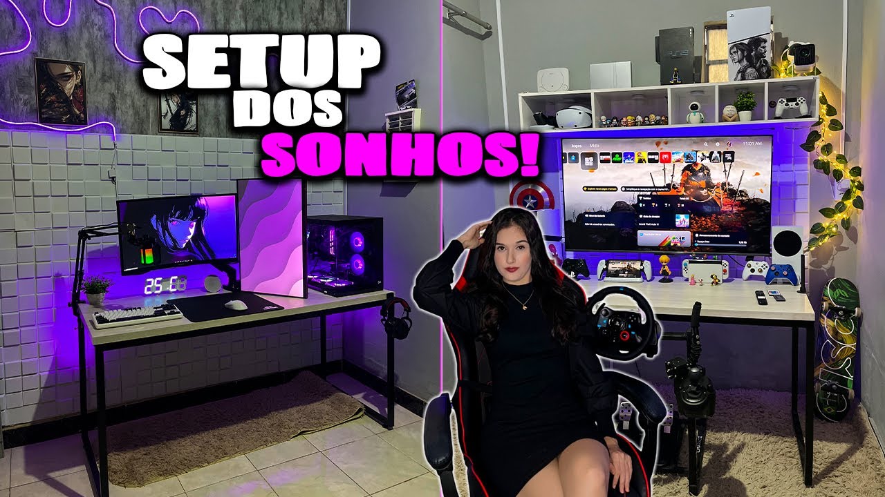 Meu Setup Gamer 2025 | Vida de CLT e YouTuber
