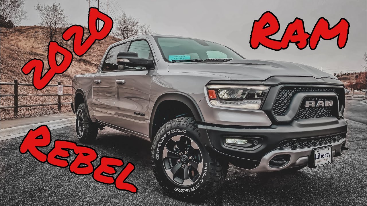 2020 RAM REBEL Walk around - interior and exterior, start up, revving