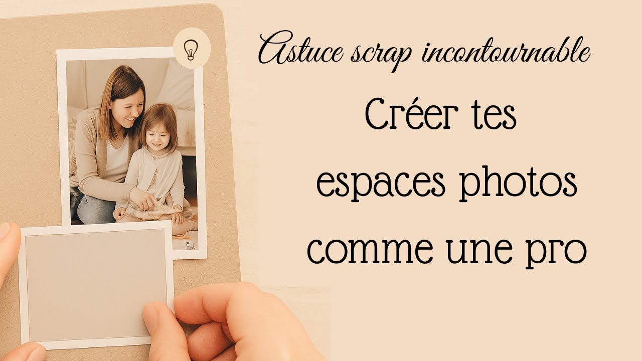 Astuce scrap incontournable : Crée tes espaces photos comme une pro