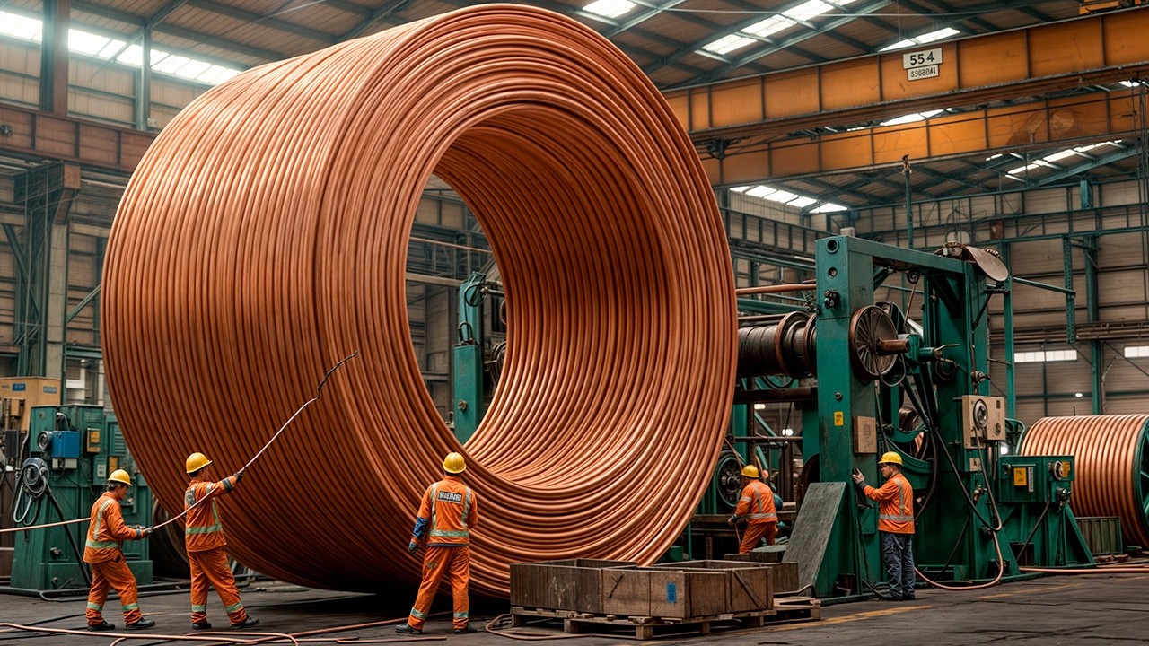 How It's Made: Copper Pipes (100 TONS of Rock for 1 Ton of Metal!)