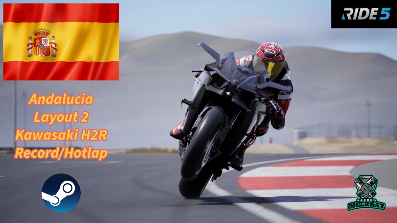 Ride 5 - Andalucia layout 2 - Kawasaki H2R - Record/Hotlap PC
