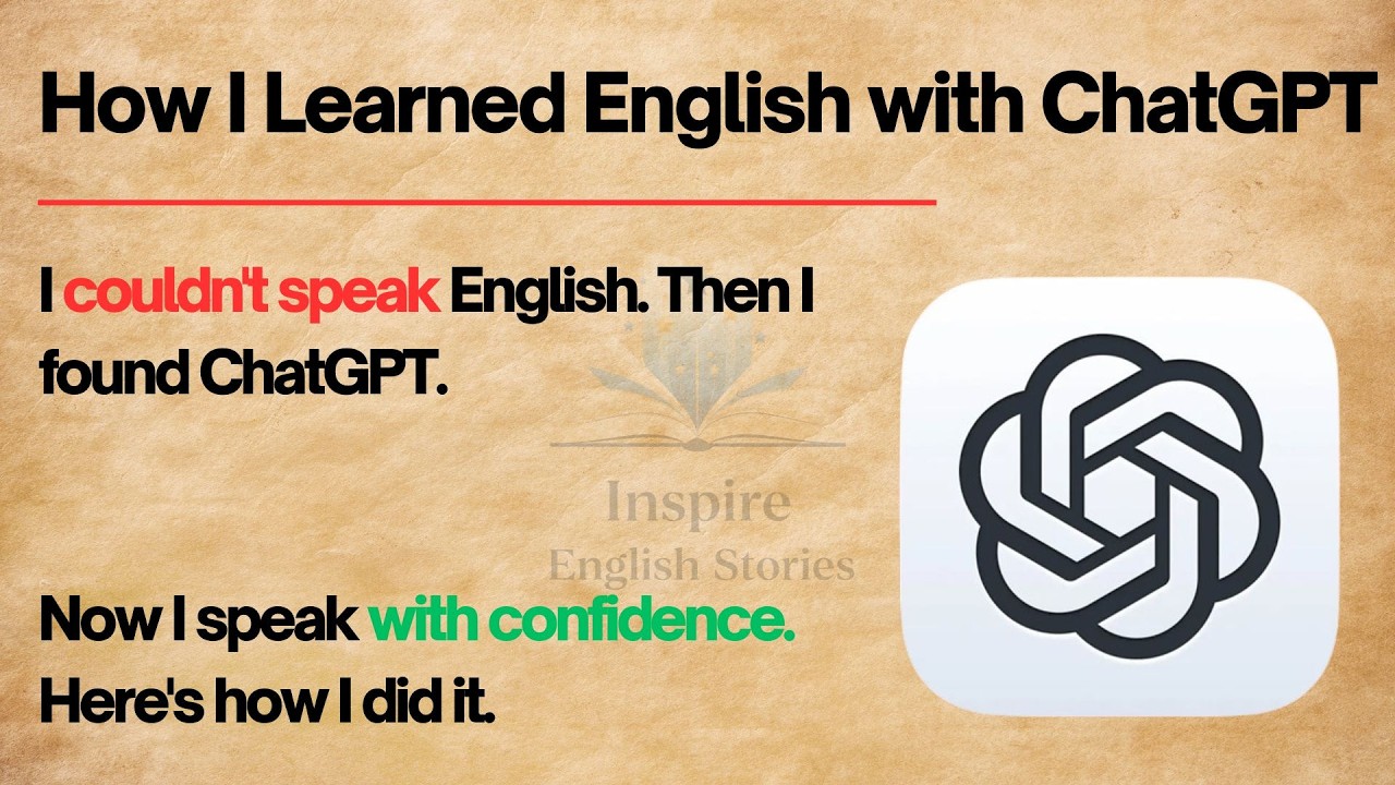 How I Learned English with ChatGPT || Daily Practice System from Zero to Confident Speaking ✅