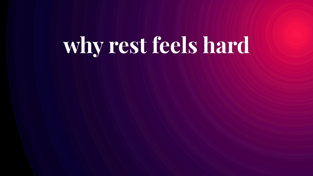 Calm Space | Why Rest Feels Hard When You’re Burned Out