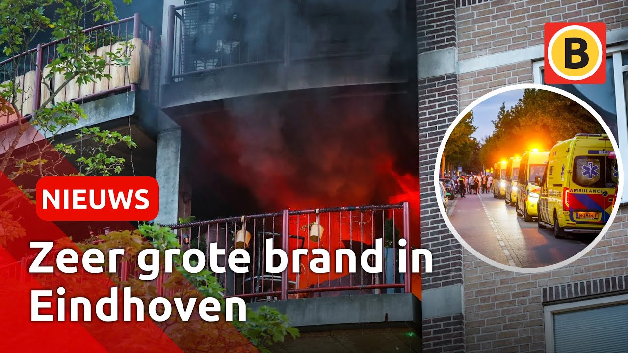 Meerdere gewonden bij zeer grote brand | Omroep Brabant