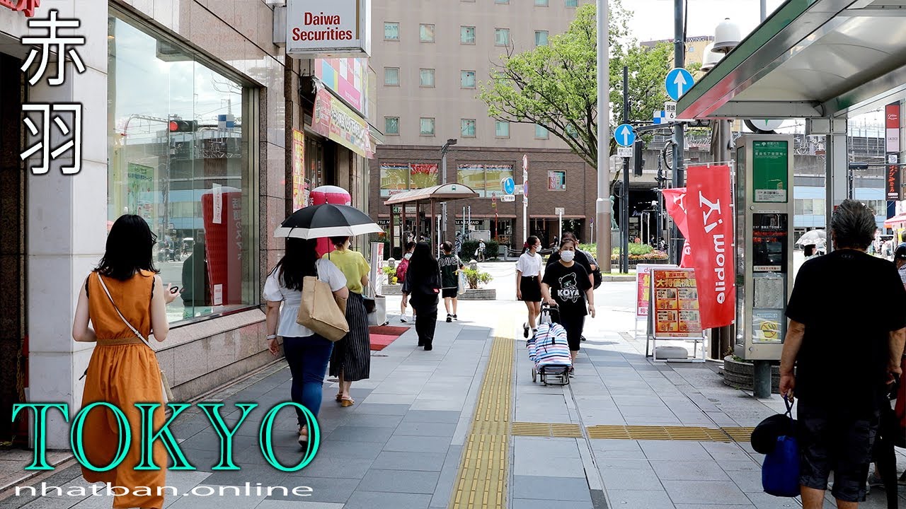 Japan Tokyo Akabane city at summer - 東京赤羽  | 4K Japan Walk  | #explorejapan #japan #4k