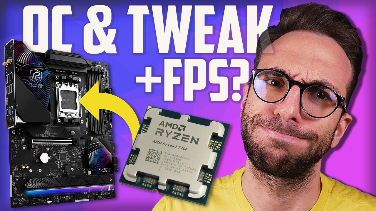 OVERCLOCK RYZEN 7 7700 & TWEAK RAM = BOOST FPS? 🚀