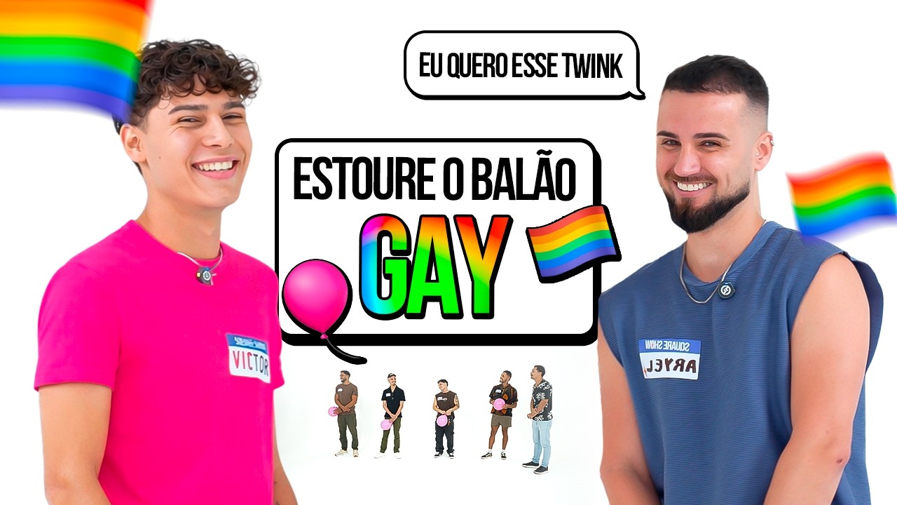 🎈ESTOURE O BAL&Atilde;O GAY🌈| Ele deixou todos encantados 😍