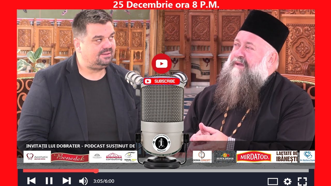 Invitații lui Dobrater - Episodul 58 - Părintele Arhimandrit Vasile - Mănăstirea Dumbrava