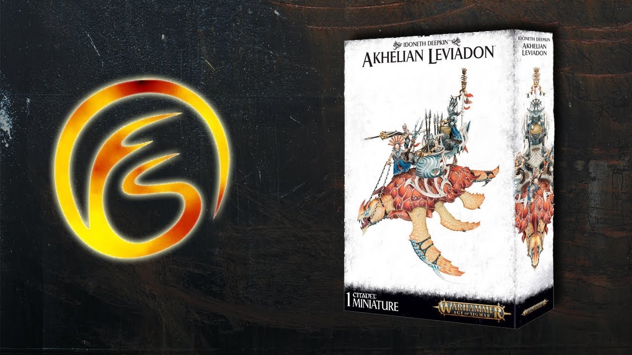The Hobby Table - Building The Akhelian Leviadon  Warhammer AoS Firestorm Games