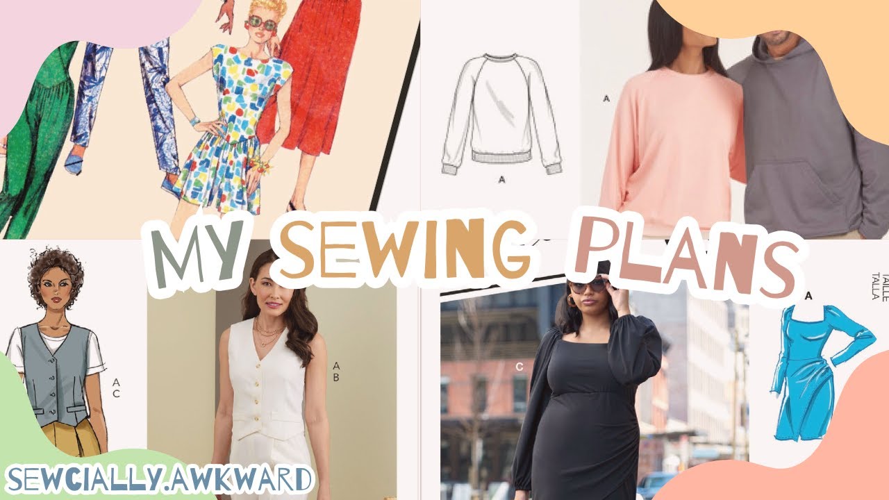 будущие планы шитья и подбор ткани к выкройкам 🧵 | sewcially.awkward 🪡🧵