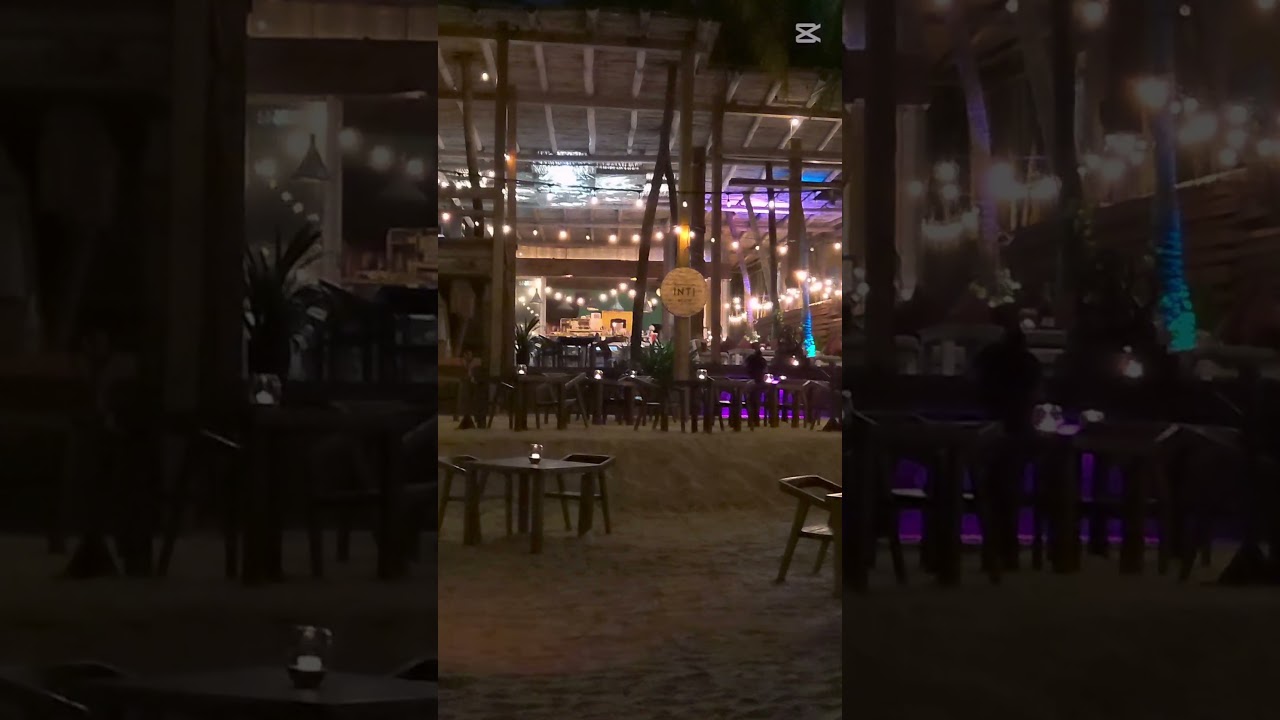 wonderful beach at night in playa del Carmen 2025